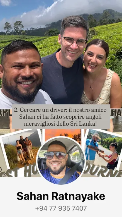 Travel photo collage shared by Sahan