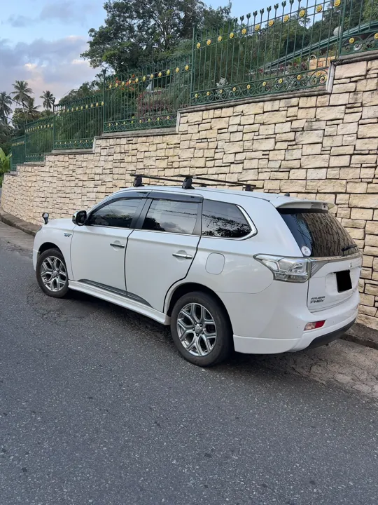 Mitsubishi Outlander — rear and side of the suv